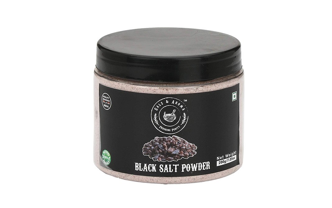 Salz & Aroma Black Salt Powder    Plastic Jar  100 grams